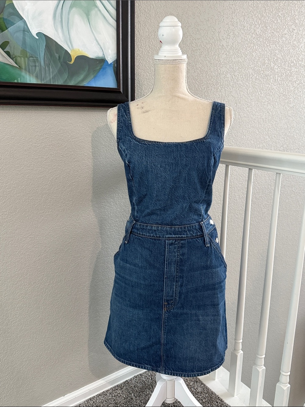 The Over It Denim Minidress
